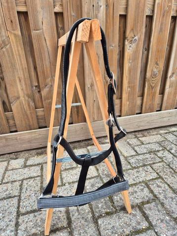 NIEUW halster QHP grijs met halstertouw  beschikbaar voor biedingen