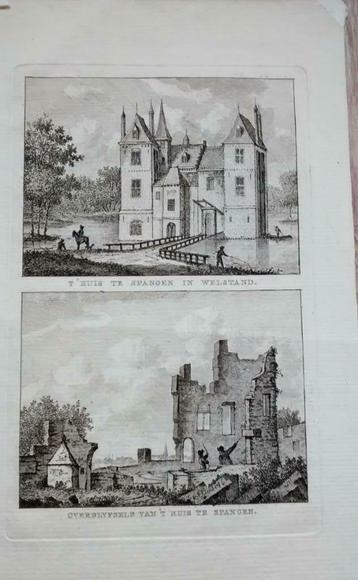 64 / Spangen het Huis Kopergravure Bendorp 18e eeuw beschikbaar voor biedingen