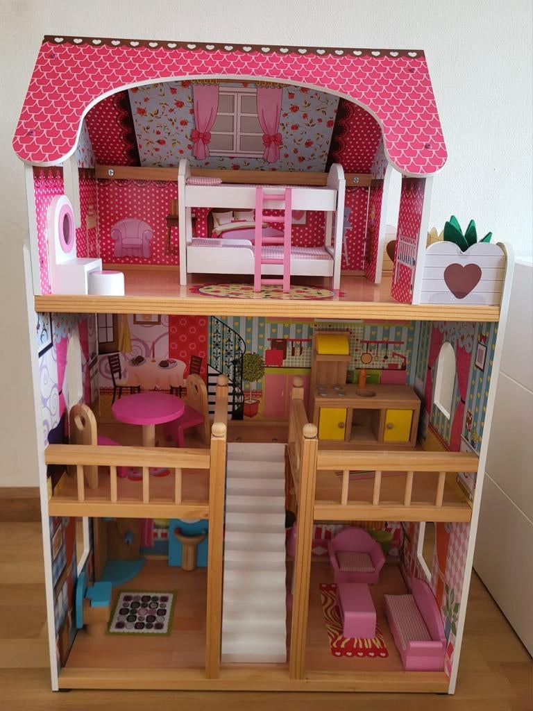 Poppenhuis Bandits and angels, Ophalen, Zo goed als nieuw, Poppenhuis