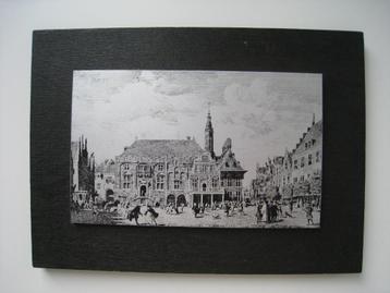 tafereeltje van stadhuis van Haarlem beschikbaar voor biedingen