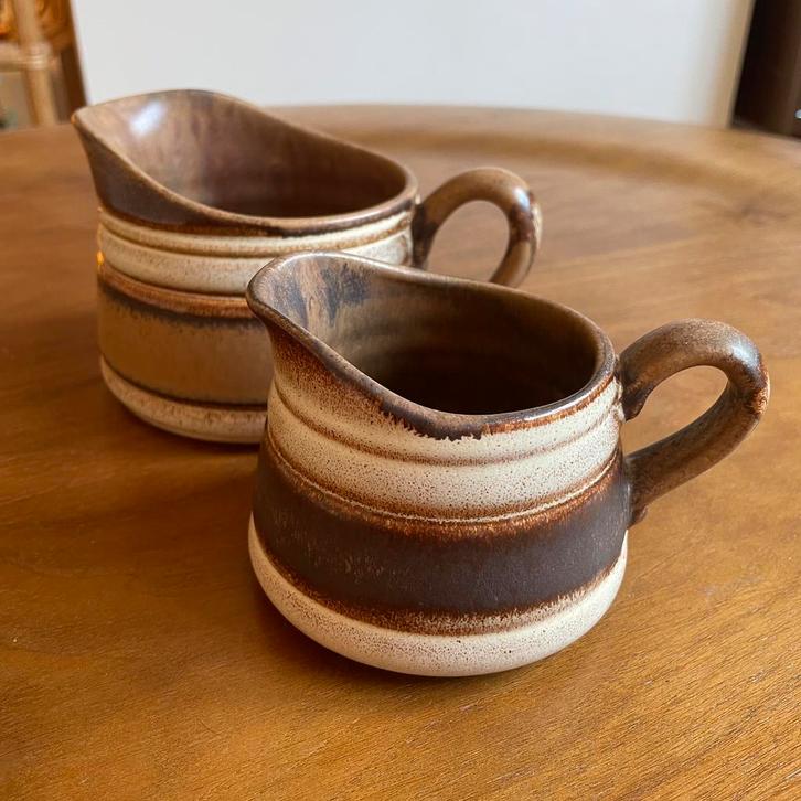 Vintage Gerzit kannetjes West Germany, Antiek en Kunst, Antiek | Servies los, Ophalen of Verzenden
