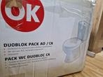 OK Duoblok pack AO/CA toilet (zonder deksel), Ophalen, Gebruikt, Toilet