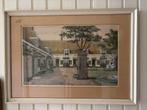 Aquarel in lijst A Hemert totale afmetingen 52 X 37, Ophalen