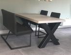 Eettafel beton ciré (180 x 100) ZSM ophalen, Ophalen, Overige materialen, 50 tot 100 cm, Zo goed als nieuw