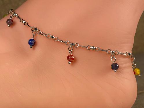 Enkelbandjes - Enkelkettinkjes - Echt Zilver - max. 24,5 cm, Sieraden, Tassen en Uiterlijk, Enkelbandjes en Enkelkettinkjes, Nieuw