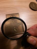 Bronzen plaque karl landsteiner, Ophalen of Verzenden, Brons, Nederland