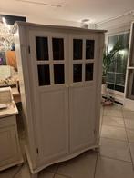 Witte vintage kledingkast, Huis en Inrichting, Ophalen, Gebruikt