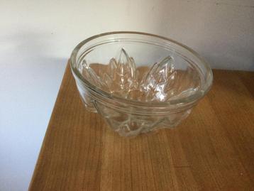 Oude glazen puddingvorm - Hulst - persglas beschikbaar voor biedingen