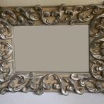 Barok Spiegel met Zilveren Frame 120x95xm, Ophalen, Zo goed als nieuw, 75 tot 100 cm, 150 tot 200 cm