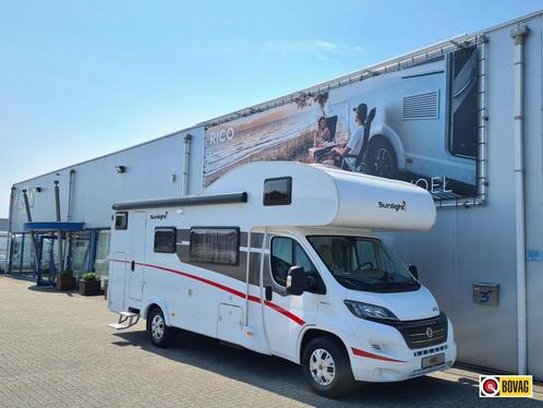 Sunlight A72 6 zit/6 slaapplaatsen/Alkoof, Caravans en Kamperen, Campers, Bedrijf, tot en met 6, Half-integraal, Sunlight, Diesel