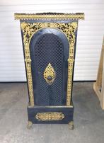 Antieke Art Nouveau kachel uit eind 19e eeuw, Gebruikt, Houtkachel, Ophalen of Verzenden, Vrijstaand