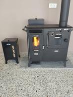 Black Diamond Hybrid Pellet en Hout Kachel met Pizza Oven, Ophalen, Nieuw, Pelletkachel, Vrijstaand