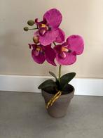 Kunst orchidee in pot 30 cm., Ophalen of Verzenden, Zo goed als nieuw, Binnen