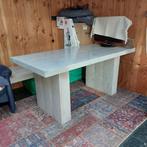 Steigerhouten tuintafel, Tuin en Terras, Tuintafels, Gebruikt, Rechthoekig, Hout, Ophalen