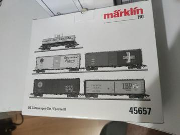 Marklin 45657 Amerikaanse wagonset beschikbaar voor biedingen