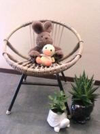 retro vintage mid century rohe rieten kinder stoel, Kinderen en Baby's, Kinderstoelen, Ophalen, Gebruikt, Overige typen