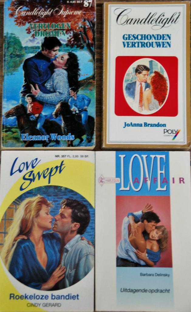 4 Verschillende romans, Boeken, Romans, Zo goed als nieuw, Nederland, Ophalen of Verzenden