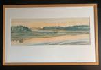 Mooie grote aquarel Marijke Dijkstra Deventer, Antiek en Kunst, Ophalen of Verzenden