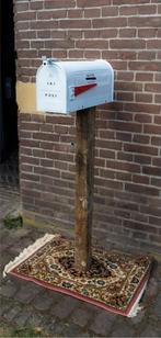 Amerikaanse Vintage Brievenbus Trouwdecoratie, Tuin en Terras, Ophalen of Verzenden, Gebruikt, Staal, Staande brievenbus