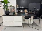 ikea Kookeiland wit met zwart blad, Huis en Inrichting, Keuken | Complete keukens, Ophalen, Gebruikt, Wit, Overige typen