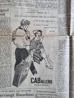 Advertentie Caballero sigaretten (1957), Ophalen of Verzenden, 1940 tot 1960, Knipsel(s)