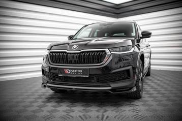 Voorlip spoiler sideskirt diffuser - Skoda Kodiaq 21+ beschikbaar voor biedingen