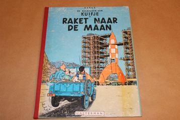 Kuifje - Raket naar de maan - Hardcover 1956 beschikbaar voor biedingen