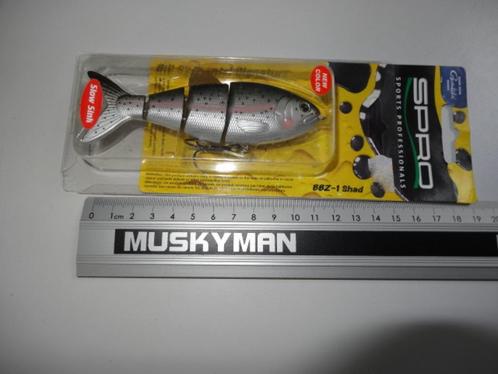Kunstaas: Spro BBZ-1 Shad Slow Sink 4 inch Swim- en Jerkbait, Watersport en Boten, Hengelsport | Roofvissen, Nieuw, Overige typen