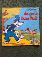 Lichtgewicht grammofoonplaatje Grote Boze Wolf Disney 1963, Verzamelen, Ophalen of Verzenden