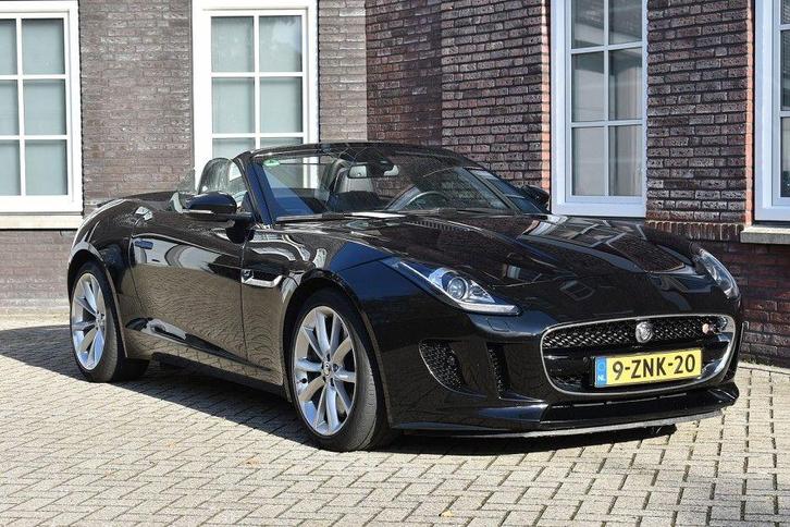 Jaguar F-Type 3.0 V6 S Convertible, Auto's, Jaguar, Bedrijf, F-type, ABS, Adaptieve lichten, Airbags, Alarm, Climate control, Elektrische buitenspiegels