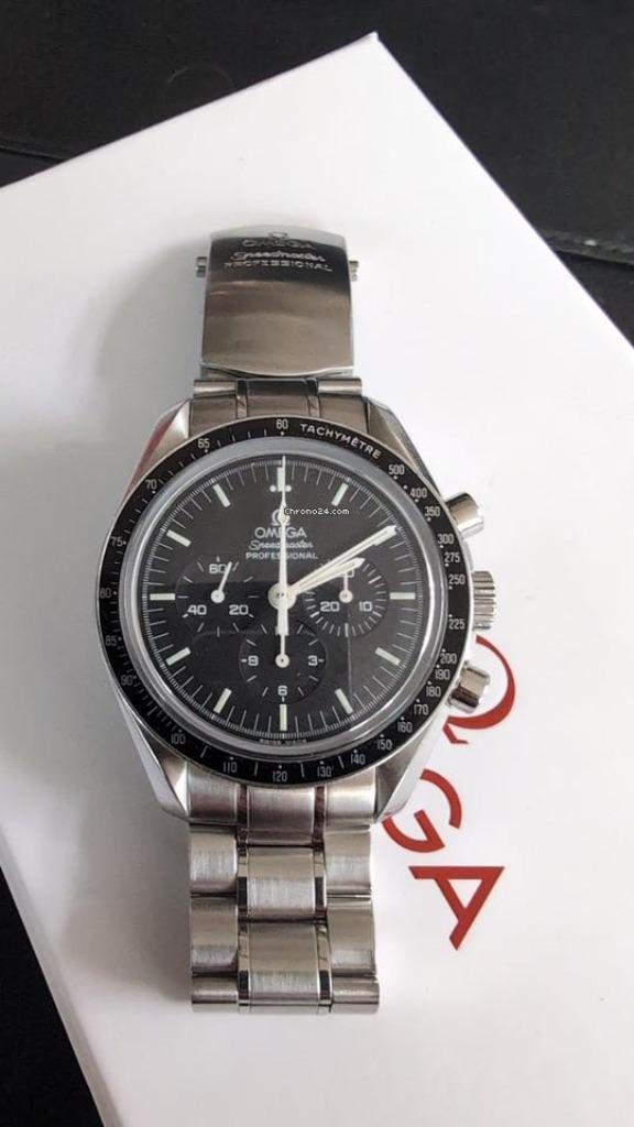 Omega Speedmaster Professional Moonwatch Sapphire, Sieraden, Tassen en Uiterlijk, Horloges | Heren, Zo goed als nieuw, Polshorloge