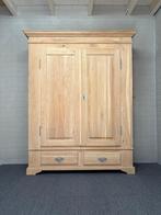 Grote eiken jagerskast onbehandeld, Ophalen of Verzenden, Van Leussen kasten, Info@vanleussenkasten.nl, 7577RB Oldenzaal