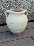 Vintage terracotta kruik met oren | Vaas / Plantenpot, Tuin en Terras, Zo goed als nieuw, Overige vormen, Terracotta, Tuin
