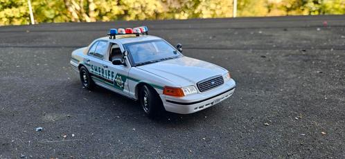 1:18 Ford Crown Victoria Sheriff King County Motormax, Hobby en Vrije tijd, Modelauto's | 1:18, Zo goed als nieuw, Auto, Overige merken