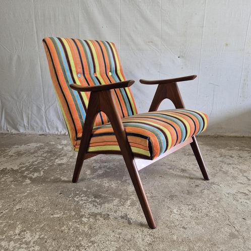 Vintage ‘60s fauteuil, Louis van Teeffelen, Huis en Inrichting, Fauteuils, Zo goed als nieuw, Ophalen
