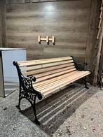 Opgeknapt Bankje - Gietijzer & Douglas Hout, Tuin en Terras, Tuinbanken, Ophalen of Verzenden, Zo goed als nieuw, Hout