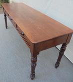 Lange eiken antieke side table  tafel laden, Antiek en Kunst, Antiek | Overige Antiek, Ophalen of Verzenden