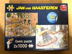 Jan van Haasteren puzzel 2x 1000 stukjes, Hobby en Vrije tijd, Ophalen of Verzenden, 500 t/m 1500 stukjes, Zo goed als nieuw