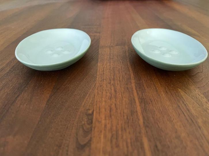 IKEA – EKOLN Zeepbakjes 2x - Olijf groen - NIEUW, Huis en Inrichting, Woonaccessoires | Overige, Nieuw, Ophalen