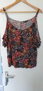 Bedrukte cold shoulder Top. M&S. Maat L., Kleding | Dames, Tops, Gedragen, Maat 42/44 (L), Ophalen of Verzenden, Korte mouw