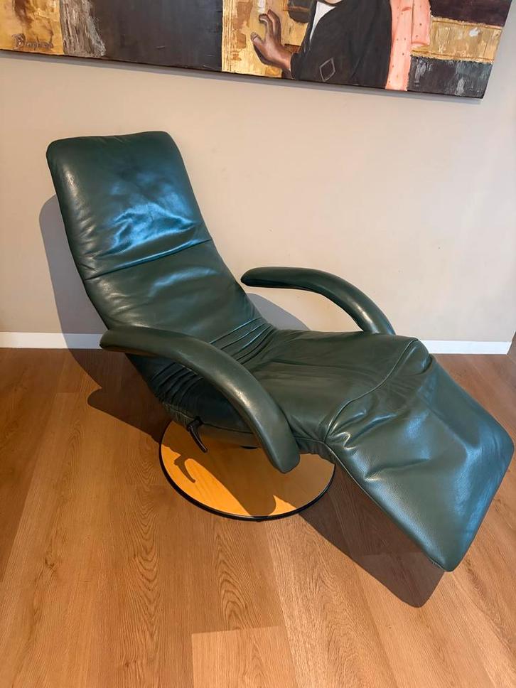 Jori Relaxfauteuil Leer, Huis en Inrichting, Fauteuils, Gebruikt, Leer, 75 tot 100 cm, Minder dan 75 cm, Ophalen