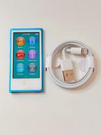 Apple iPod Nano 7e generatie LichtBlauw 16GB, Audio, Tv en Foto, Mp3-spelers | Apple iPod, Ophalen of Verzenden, Zo goed als nieuw