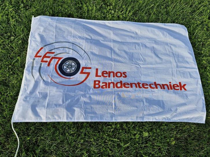 Nieuwe Lenos bandenservice vlag, Diversen, Vlaggen en Wimpels, Nieuw, Verzenden