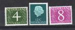 Nvph 774-776 frankeerzegels 1962 postfris, Postzegels en Munten, Postzegels | Nederland, Ophalen of Verzenden, Na 1940, Postfris
