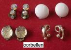 4 paar oorbellen geen gaatjes nodig, Ophalen of Verzenden, Zo goed als nieuw, Overige materialen