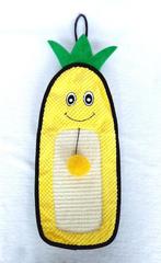 Leuke hangbare krabmat -lachende ananas- 59x20 cm, Ophalen of Verzenden, Krabplank