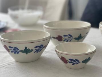Royal Boch Boerenbont schalen set beschikbaar voor biedingen