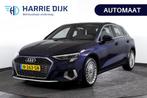 Audi A3 Sportback 30 TFSI Advanced edition 110 PK - Automaat, 65 €/maand, Gebruikt, Euro 6, Blauw