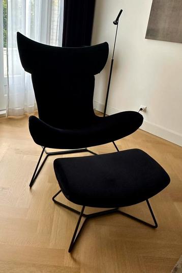 Imola fauteuil + voetenbank beschikbaar voor biedingen