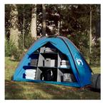 vidaXL Opbergtent 9 vakken waterdicht blauw, Caravans en Kamperen, Ophalen of Verzenden, Nieuw